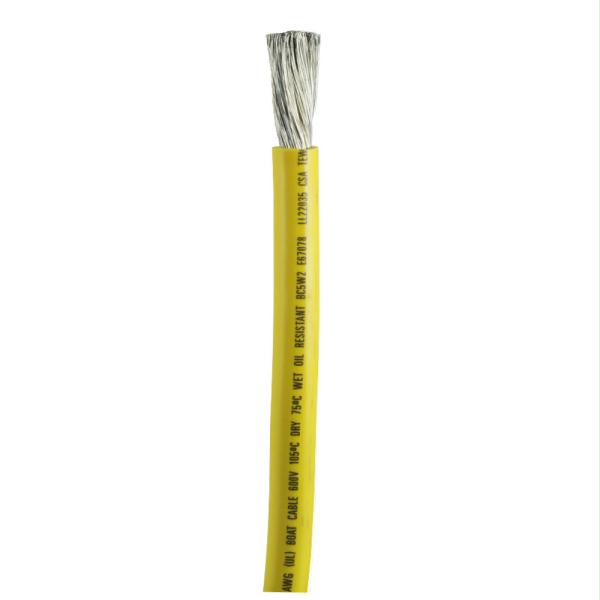 Ancor 117910 Ancor Yellow 2-0 AWG Battery Cable - 100 in.