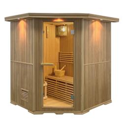 ALEKO SKD6HEM-UNB 6KW Canadian Hemlock Wet Dry 6-Person Indoor Sauna