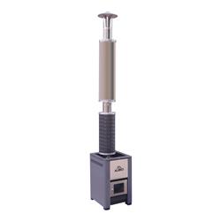 ALEKO KITSTV1-UNB Wood Burning Sauna Heater u0026 Chimney Kit - Equivalent to  9-15 KW Electric Heater