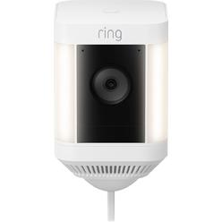 Ring Spotlight Cam Plus Outdoor/Indoor 1080p Plug-In Surveillance Camera - White