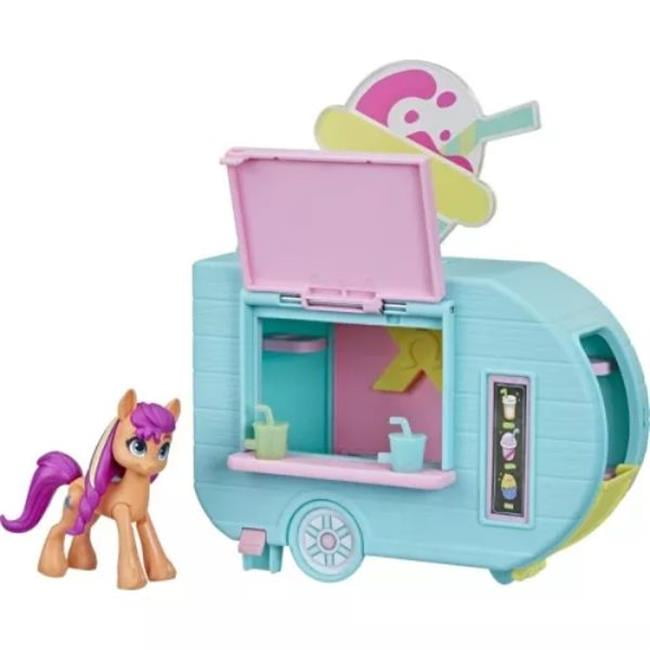 Hasbro HSBF6339 My Little Pony Sunny Starscout Smoothie Truck Toy - 3 Piece