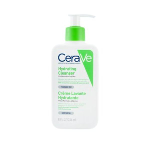 CeraVe 280309 8 oz Hydrating Cleanser for Normal to Dry Skin with Pump