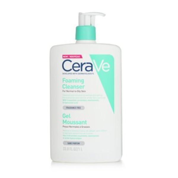 CeraVe 280308 33.8 oz Foaming Cleanser for Normal to Oily Skin