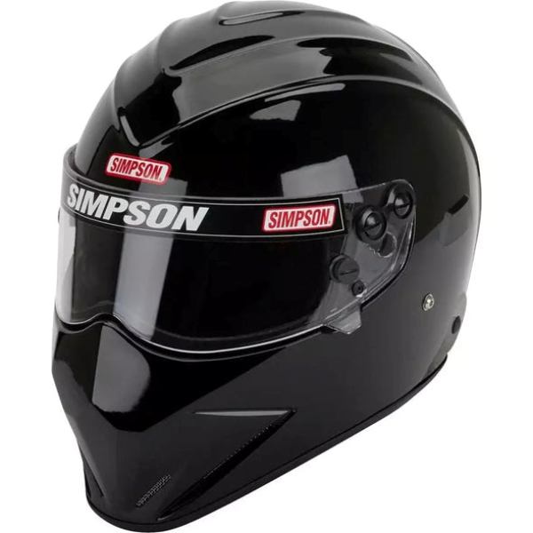 SIMPSON SAFETY SIM7297182 7.125 in. SA2020 Diamondback Helmet - Black