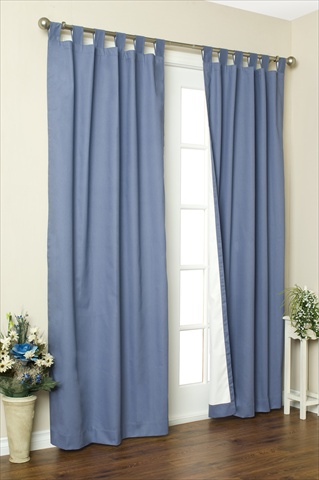 Commonwealth Home Fashions Thermalogic&trade; Weathermate Tab Top Curtain Panel Pair Window Dressing each 40 x 95 in Blue