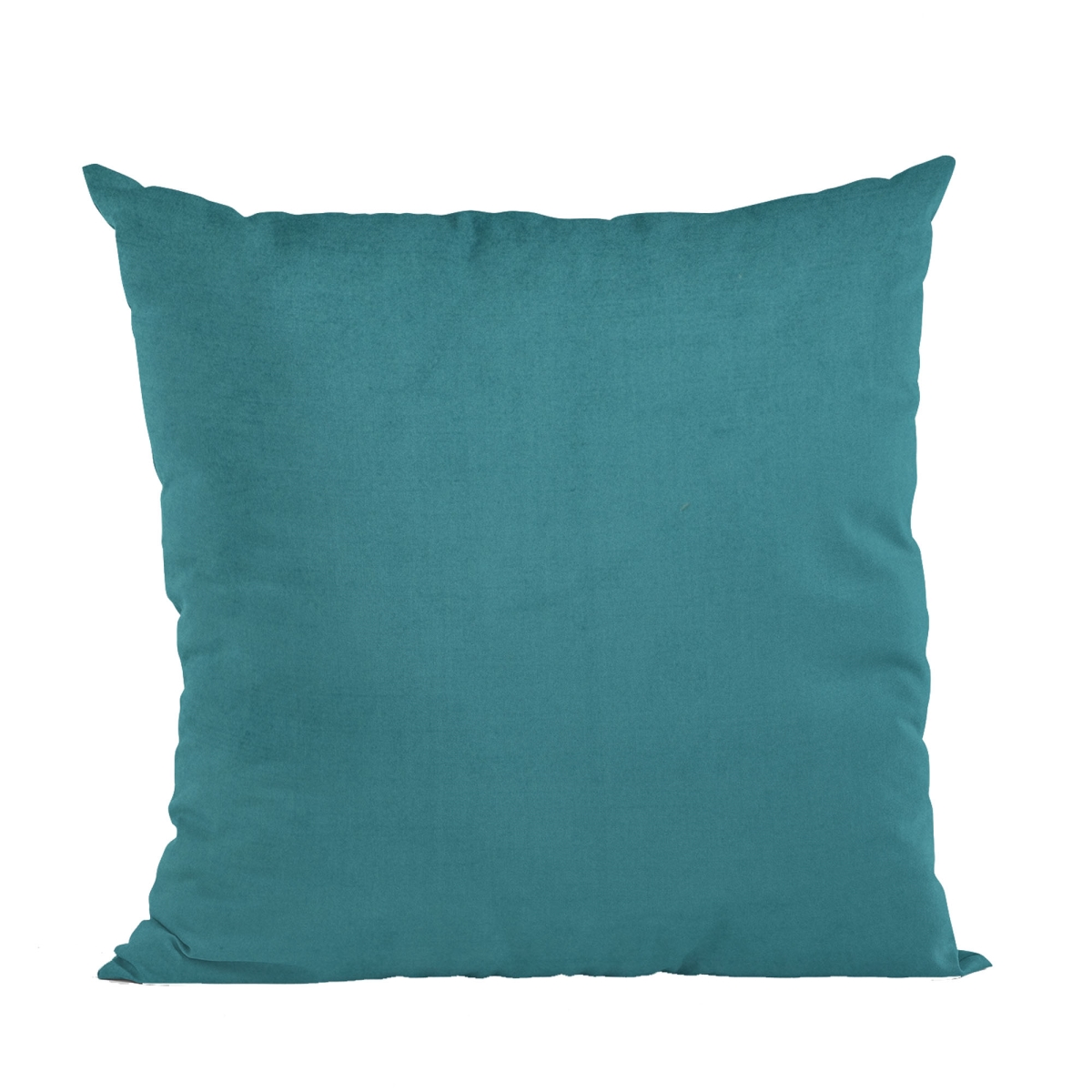 Plutus Brands PBCF2143-1818-DP Sky Blue Solid Shiny Velvet Luxury Throw Pillow - 18 x 18 in.