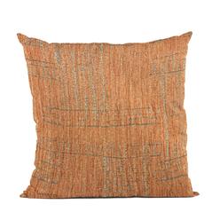 Plutus Brands PBRA2413-2030-DP Orange Lux Geometric Luxury Throw Pillow - 20 x 30 in. Queen Size