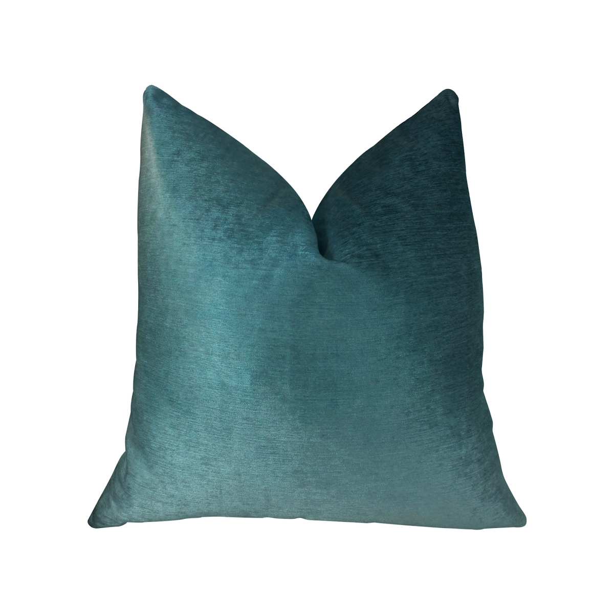 Plutus PBRAZ381-2030-DP Aqua Dulce Teal Handmade Luxury Pillow&#44; 20 x 30 in. Queen