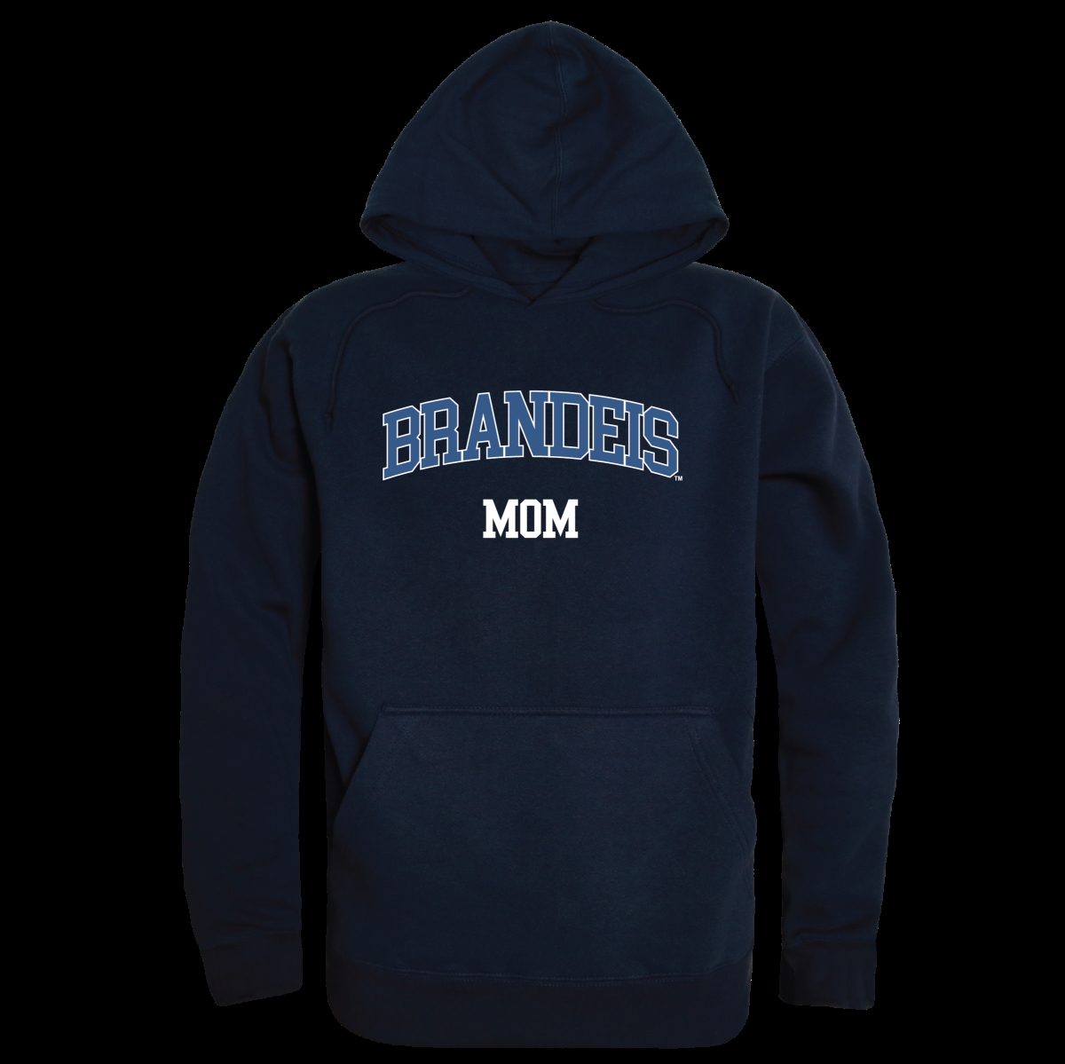 W Republic 565-619-NVY-04 Brandeis University Judges Mom Hoodie&#44; Navy - Extra Large