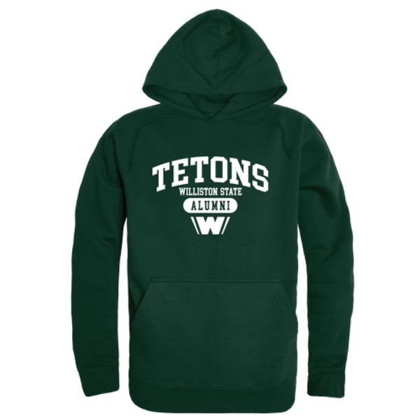 W Republic 561-684-FOR-04 Williston State College Tetons Alumni Hoodie&#44; Forest Green - Extra Large