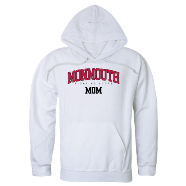 W Republic 565-695-WHT-03 Monmouth College Fighting Scots Mom Hoodie&#44; White - Large