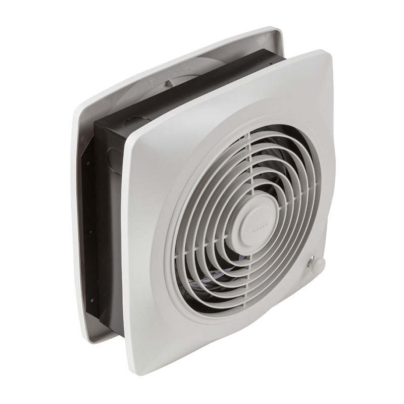 Broan 511 8 in. 180 CFM 3.5 Sones Room to Room Fan with 13.5 in. Square Plastic Grille