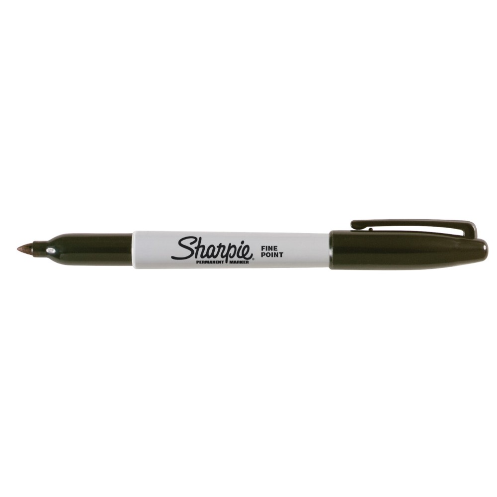 Sharpe Manufacturing Co Sharpie 077399 Non-Toxic Waterproof Permanent Marker&#44; Black&#44; Pack 12