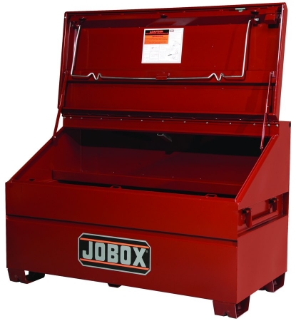 Jobox Crescent Jobox 1-680990 Crescent Jobox Slope-Lid Jobsite Box,39 1/2 in,Brown 1-680990