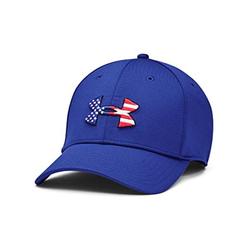 Inner Armour Under Armour 1362236400L-XL Mens Freedom Blitzing Hat&#44; Royal&#44; Black & White - Large & Extra Large