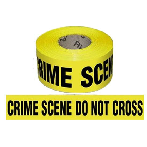 Pro-Line Traffic Safety TS-BT02 Barricade Crime Scene Tape, 3 ml x 1000 ft.
