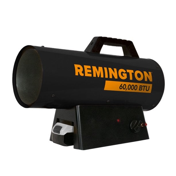 Heat Hog HOGREM-60VBOA-GFA-B Remington 60000 BTU Battery Operated LP Forced  Air Heater - Battery Not Included