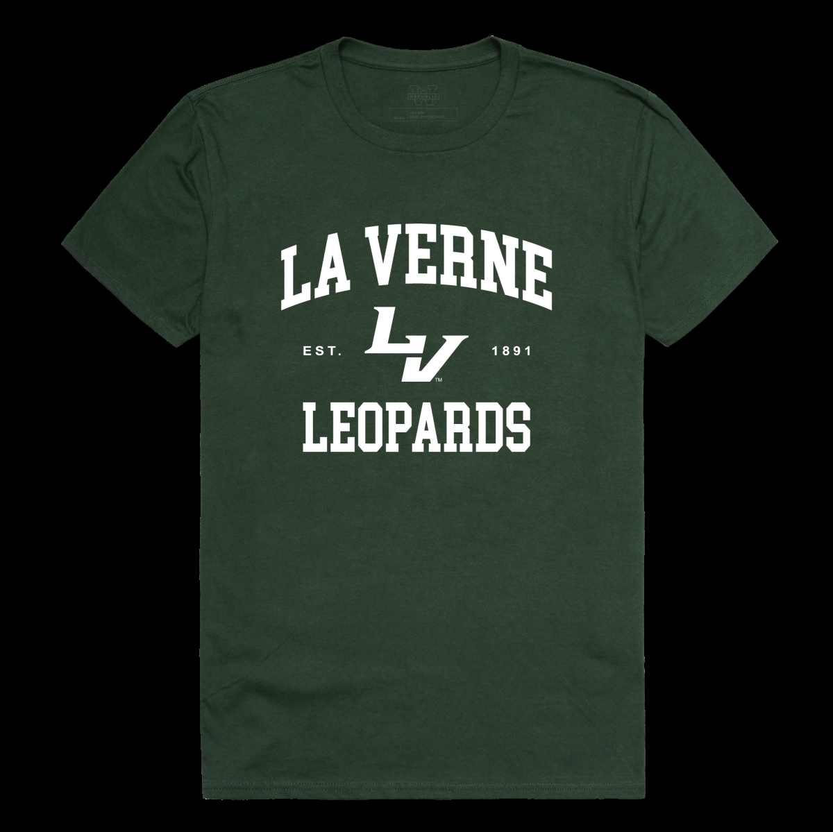 W Republic 526-661-FOR-02 University of La Verne Leopards Seal College T-Shirt&#44; Forest Green - Medium