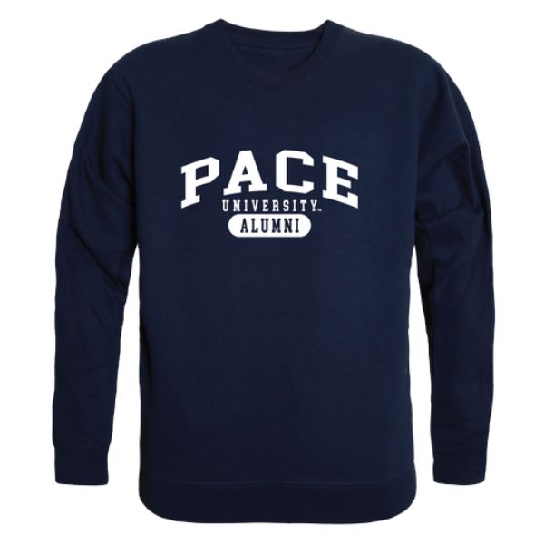 W Republic 560-725-NVY-05 Pace University Setters Alumni Fleece Pullover Crewneck Sweatshirt&#44; Navy - 2XL