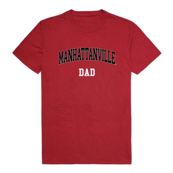 W Republic 548-454-CAR-01 Manhattanville College Valiants Dad T-Shirt&#44; Cardinal - Small