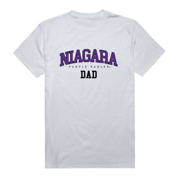 W Republic 548-723-WHT-02 Niagara University Purple Eagles College Dad T-Shirt&#44; White - Medium