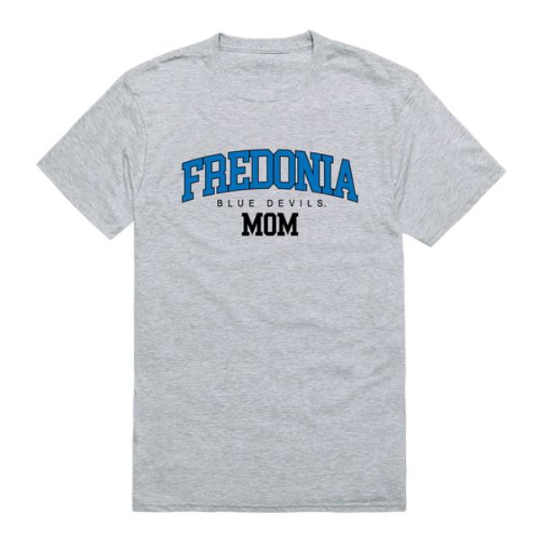 W Republic 549-645-HGY-01 State University of New York at Fredonia Blue Devils College Mom T-Shirt&#44; Heather Grey - Small