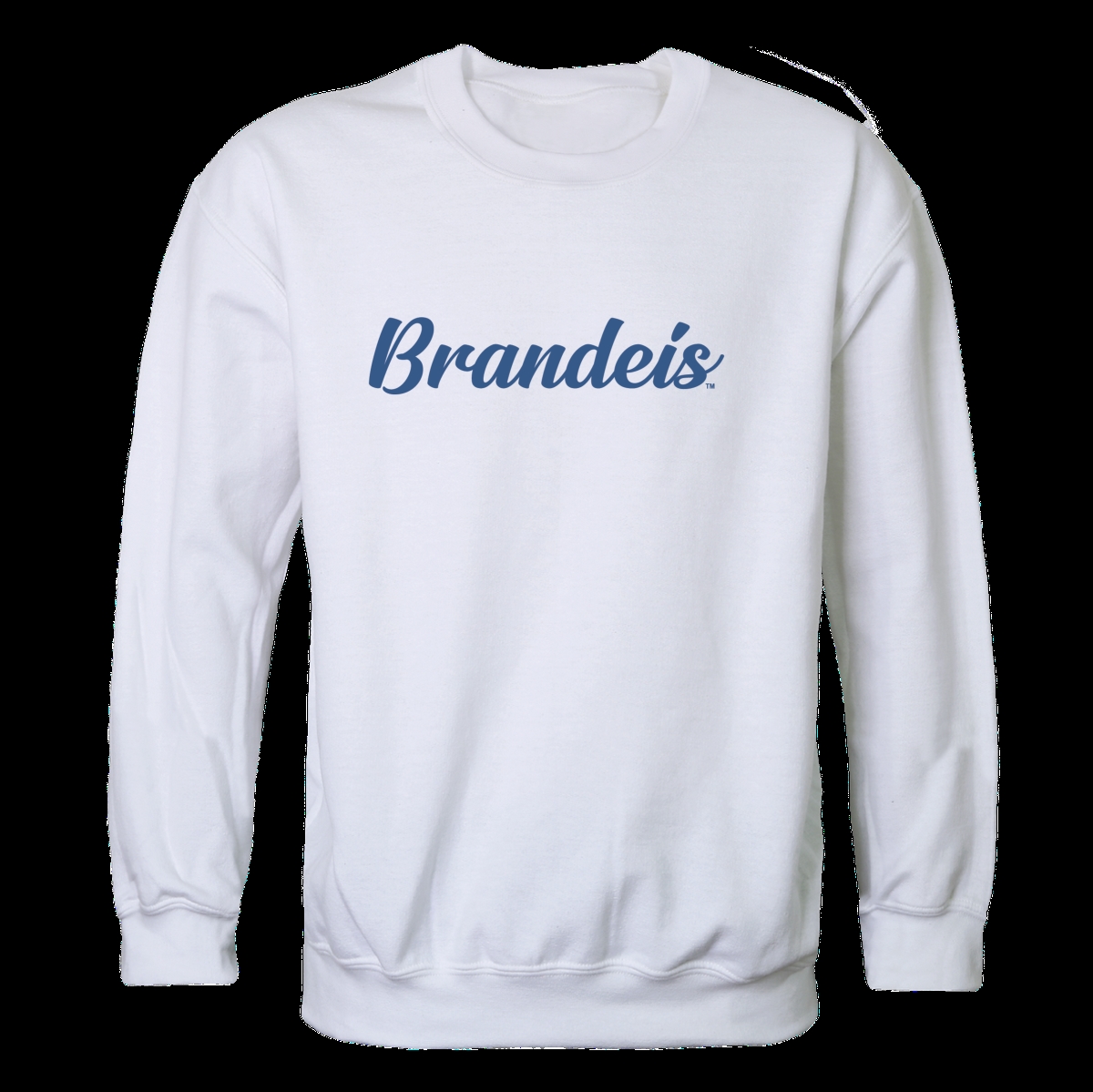 W Republic 556-619-WHT-04 Brandeis University Judges Script Crewneck Sweatshirt&#44; White - Extra Large