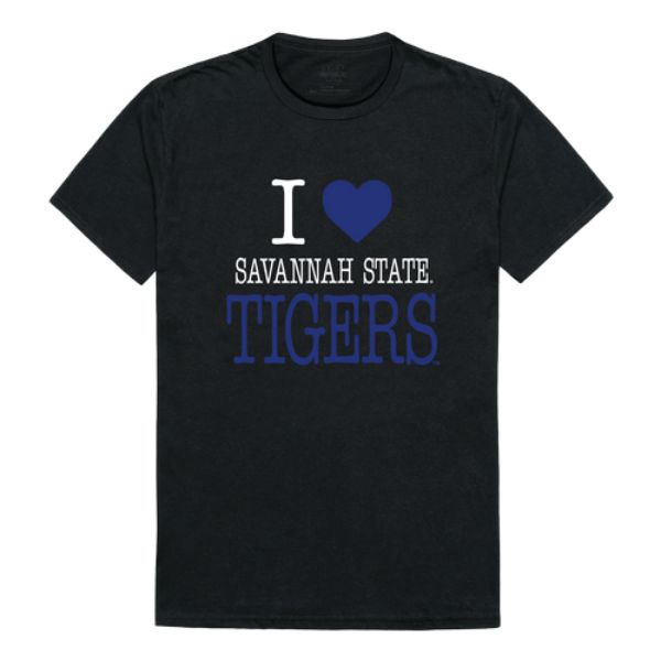 W Republic 551-697-BLK-03 Savannah State University Tigers I Love T-Shirt&#44; Black - Large