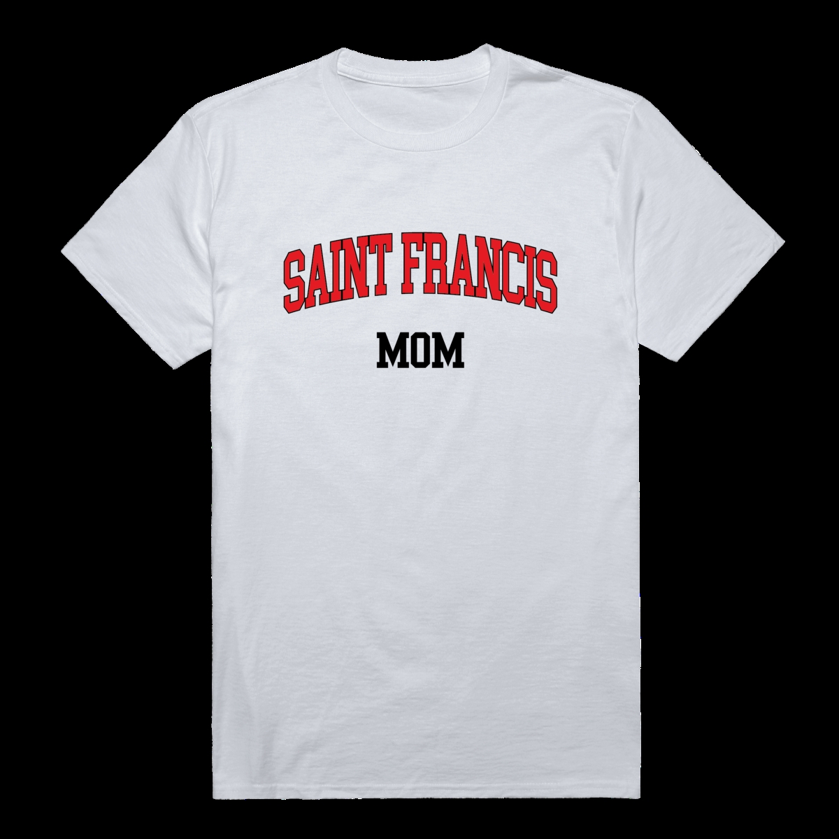 W Republic 549-669-WHT-03 Saint Francis University Red Flash College Mom T-Shirt&#44; White - Large