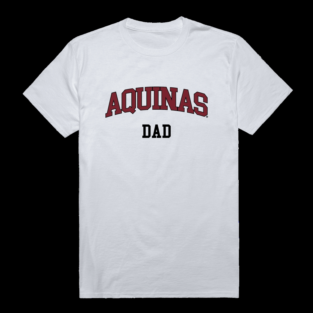 W Republic 548-611-WHT-02 Aquinas College Saints Dad T-Shirt&#44; White - Medium