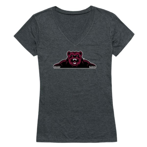 W Republic 521-726-HCH-03 Shaw University Bears Women Cinder T-Shirt&#44; Heather Charcoal - Large