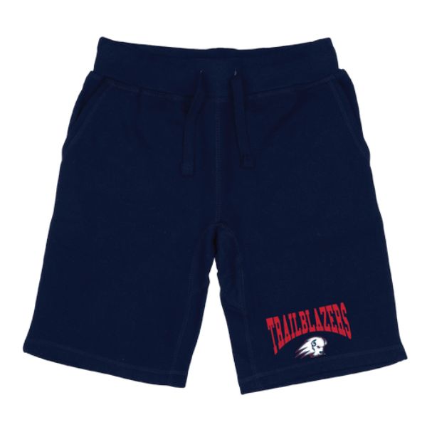 W Republic 567-291-NV2-01 Utah Tech University Trailblazers Premium Shorts&#44; Navy - Small