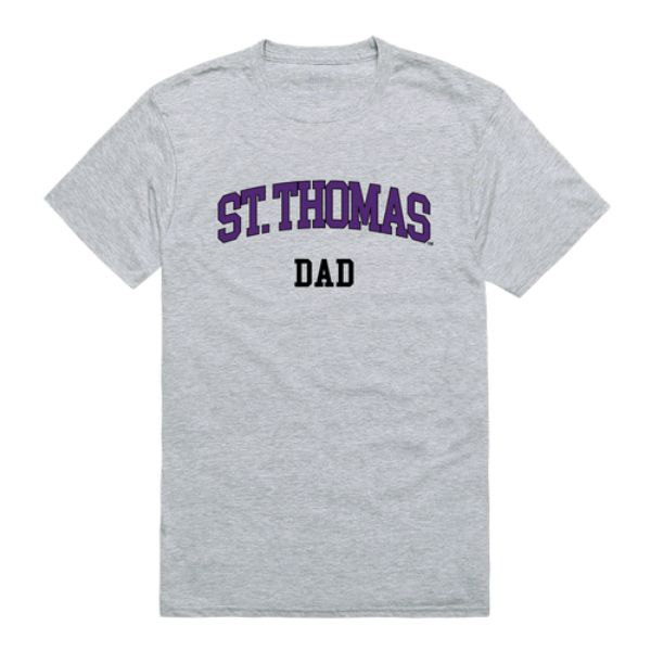 W Republic 548-591-HGY-05 University of St. Thomas Tommies College Dad T-Shirt&#44; Heather Grey - 2XL