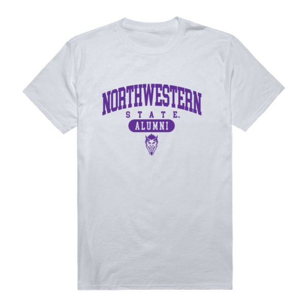 W Republic 559-689-WHT-04 Northwestern State University Demons Alumni T-Shirt&#44; White - Extra Large