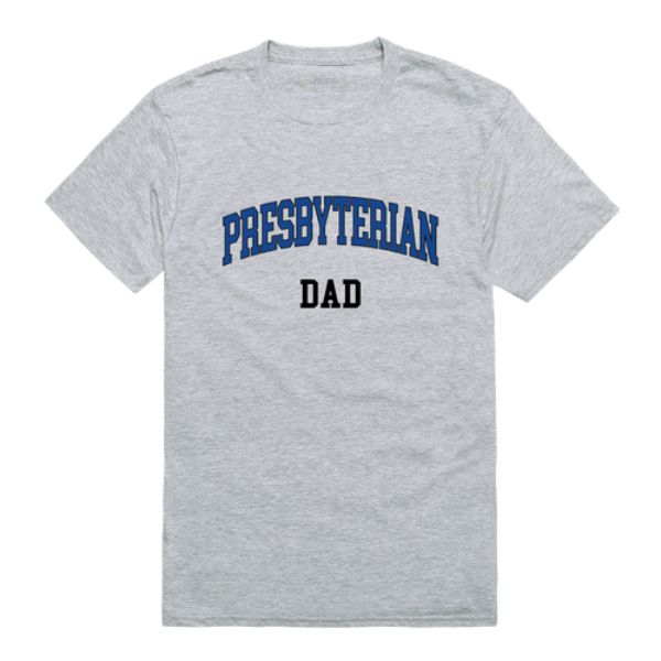 W Republic 548-472-HGY-04 Presbyterian College Blue Hose Dad T-Shirt&#44; Heather Grey - Extra Large