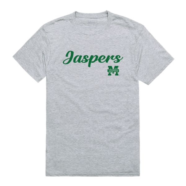 W Republic 554-535-HGY-05 Manhattan College Jaspers Script T-Shirt&#44; Heather Grey - 2XL