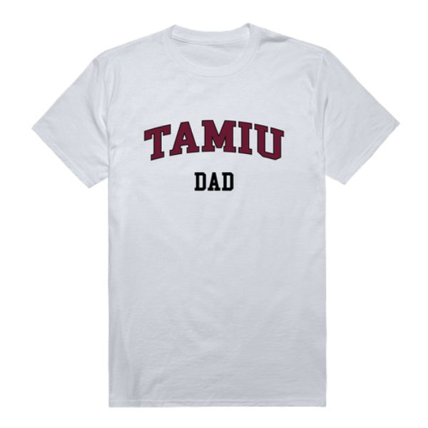 W Republic 548-491-WHT-03 Texas A & M International University DustDevils College Dad T-Shirt&#44; White - Large