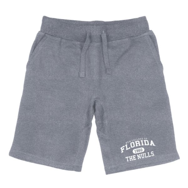 W Republic 566-553-HGY-01 New College Property Shorts&#44; Heather Grey - Small