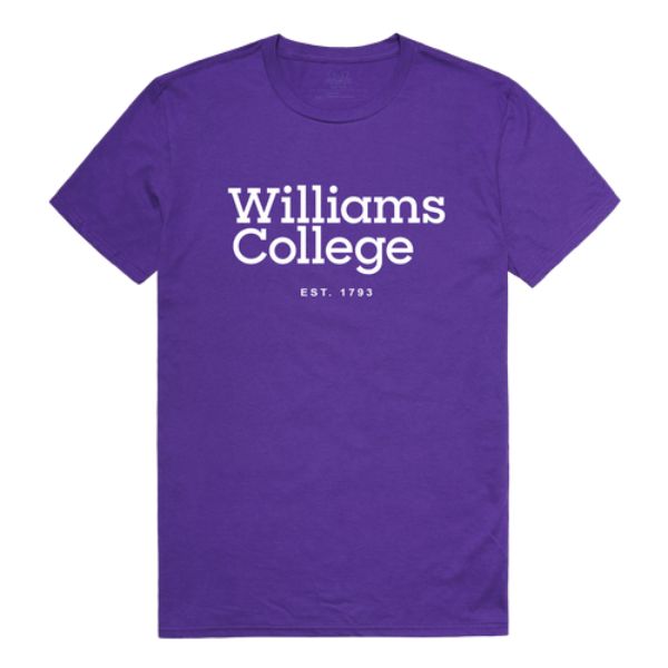 W Republic 526-727-PUR-02 Williams College The Purple Cows Seal T-Shirt&#44; Purple - Medium