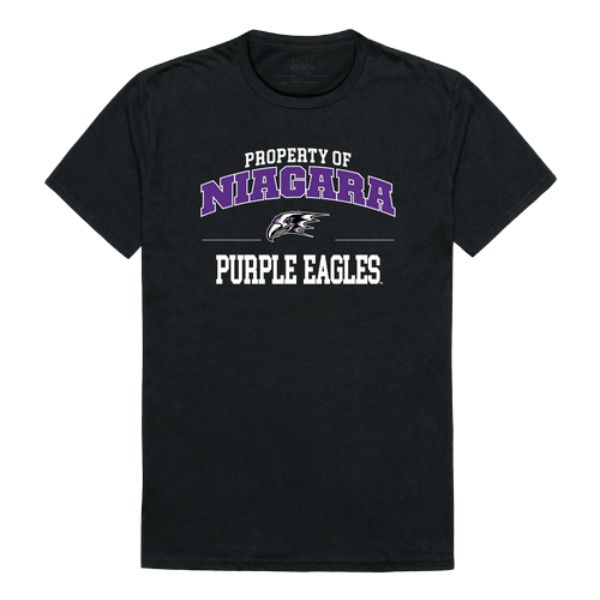 W Republic 517-723-BLK-01 Niagara University Purple Eagles Property College T-Shirt&#44; Black - Small