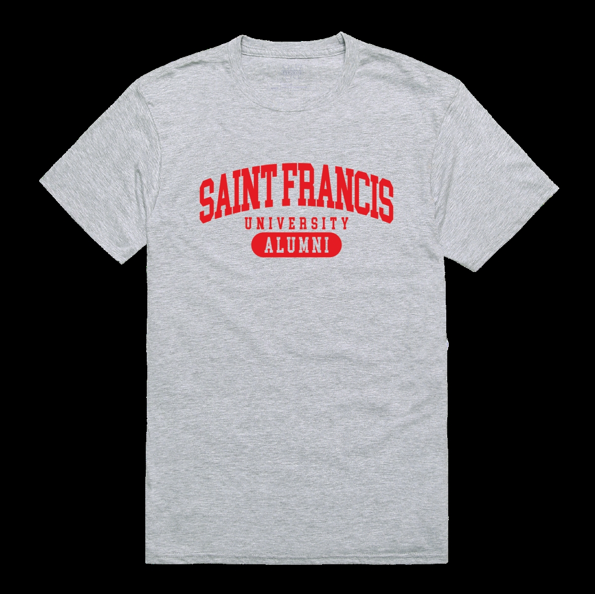 W Republic 559-669-HGY-01 Saint Francis University Red Flash Alumni T-Shirt&#44; Heather Grey - Small
