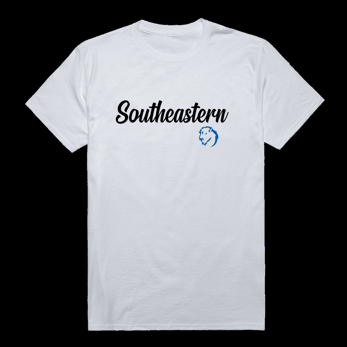 W Republic 554-671-WHT-04 Southeastern Oklahoma State University Savage Storm Script T-Shirt&#44; White - Extra Large