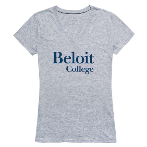 W Republic 520-482-HGY-02 Beloit College Buccaneers Women Seal T-Shirt&#44; Heather Grey - Medium
