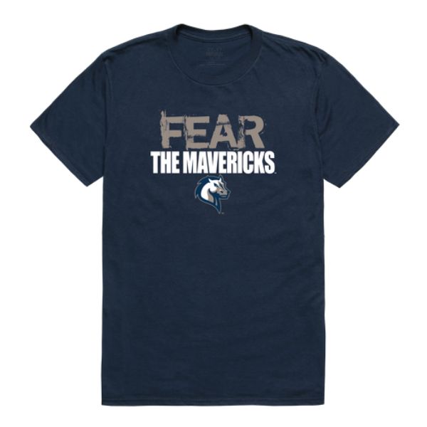 W Republic 518-710-NVY-03 Mercy College Mavericks Fear T-Shirt&#44; Navy - Large