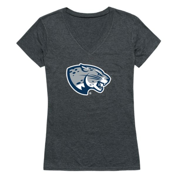 W Republic 521-499-HCH-04 Augusta University Jaguars Women Cinder T-Shirt&#44; Heather Charcoal - Extra Large