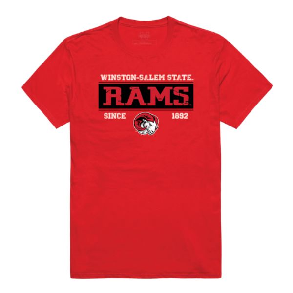 W Republic 507-607-RED-04 Winston-Salem State University Rams College Established T-Shirt&#44; Red - Extra Large