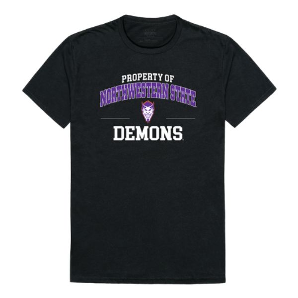W Republic 517-689-BLK-05 Northwestern State University Demons Property College T-Shirt&#44; Black - 2XL