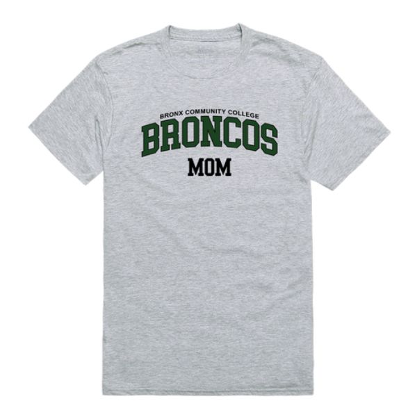 W Republic 549-621-HGY-02 Bronx Community College Broncos Mom T-Shirt&#44; Heather Grey - Medium