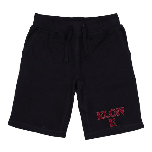 W Republic 567-517-BLK-04 Elon University Phoenix Premium Shorts&#44; Black - Extra Large