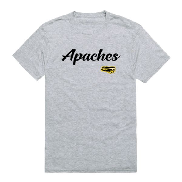 W Republic 554-680-HGY-04 Tyler Junior College Apaches Script T-Shirt&#44; Heather Grey - Extra Large